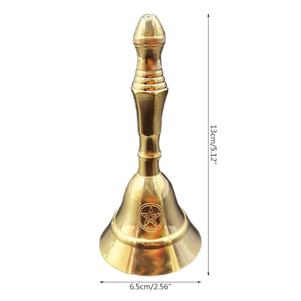 Mini alterklokke og alterkalk Triple Moon Goddess og Wiccan-dekorasjon