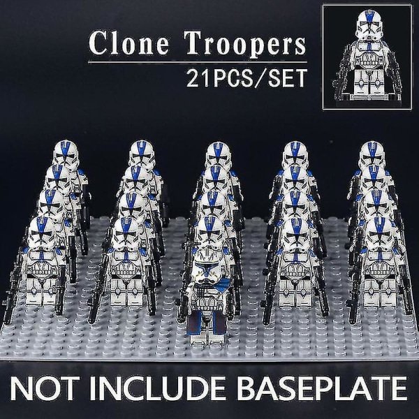 501st Legion Clone Trooper Army Set Mini Captain Rex Jesse And Echo Star Captain Rex 501st Clone Trooper Wars Figures Bricks