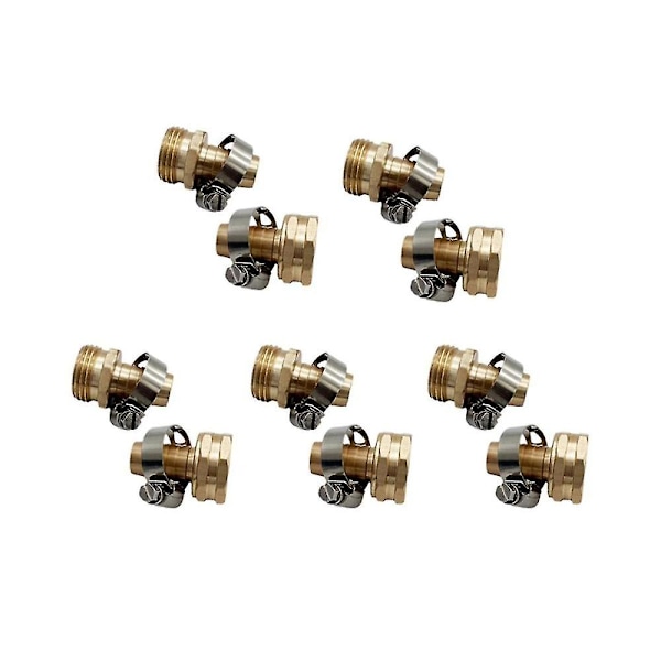 5/8 Tommer Have Slange Connector Have Slange Reparation 5-punkts Vandrør Reparation Reparation Samling Vandrør
