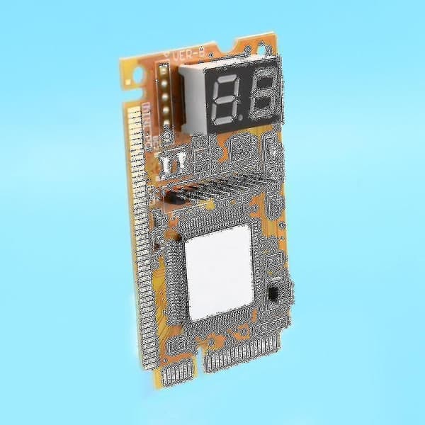 2-cifret bærbar computer pc mini pci pci-e bærbar computer analysator tester bundkort fejlfinding checker diagn