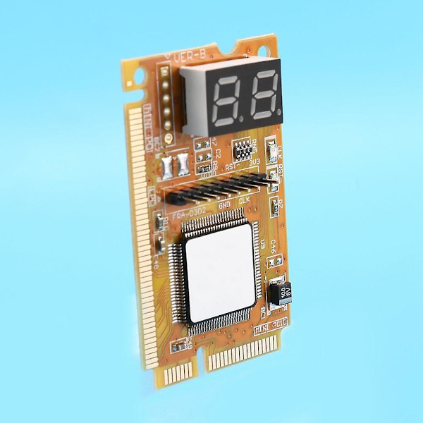 2-siffrig bärbar dator Pc Mini Pci Pci-e Laptop Analyzer Tester Moderkort Debug Checker Diagn