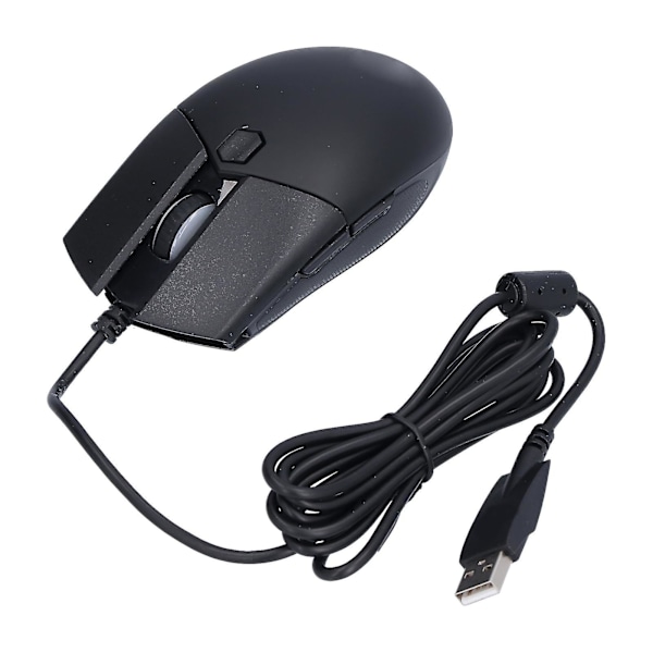 MAGIC-REFINER Bärbar Gamingmus med USB, Andningsljus, 6 Justerbar DPI, Ergonomisk Design för PC Laptop
