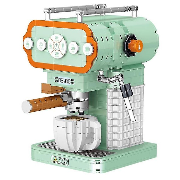 Retro Byggeklodser Simulering Kaffemaskine Maskine Simulering Mini Model Samling Klodser Legetøj Diy Sæt Gaver Til Børn