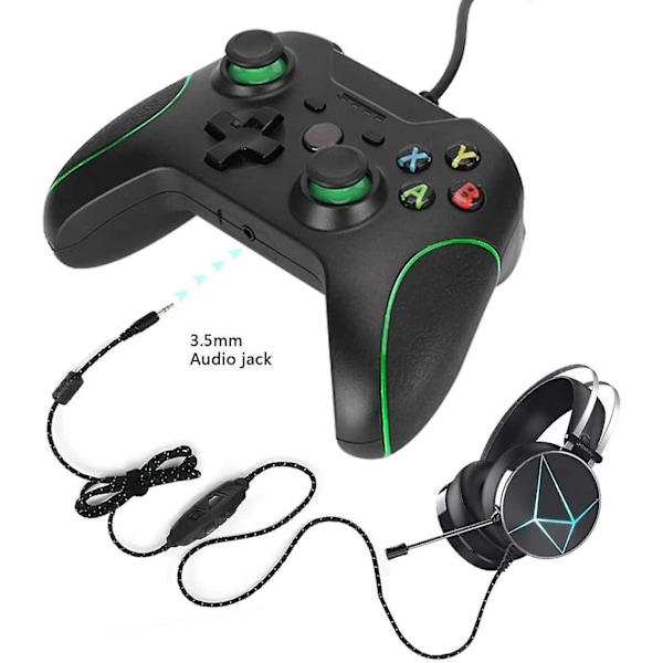 Kablet kontroller One Dual Vibration Usb kablet spillkontroller Gamepad