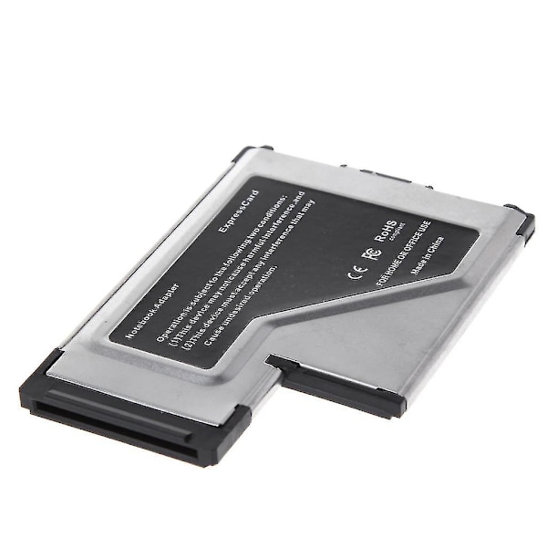 2 Dual Port Usb 3.0 Hub Express Card Expresscard Hidden 54mm Adapter For Laptop