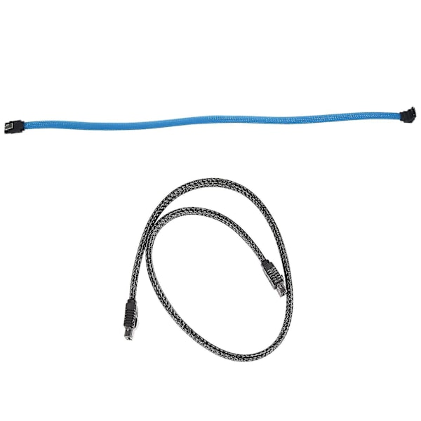 50cm SATA 3.0 III SATA3 7-pins datakabel 6gb/s SSD-kabler (blå)