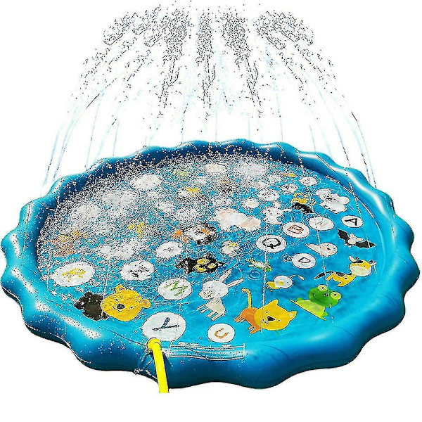 Stänkskydd lekmatta sprinkler barn uppblåsbar fontän vatten pool leksaker