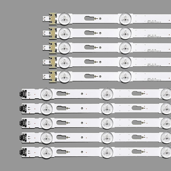 10 st LED-bakgrundsbelysningsremsa för Samsung UE40JU6060 UE40MU6125 UE40KU6100 UE40KU6000 UE40JU6400 UE40JU6500 BN96-34792A 34791A