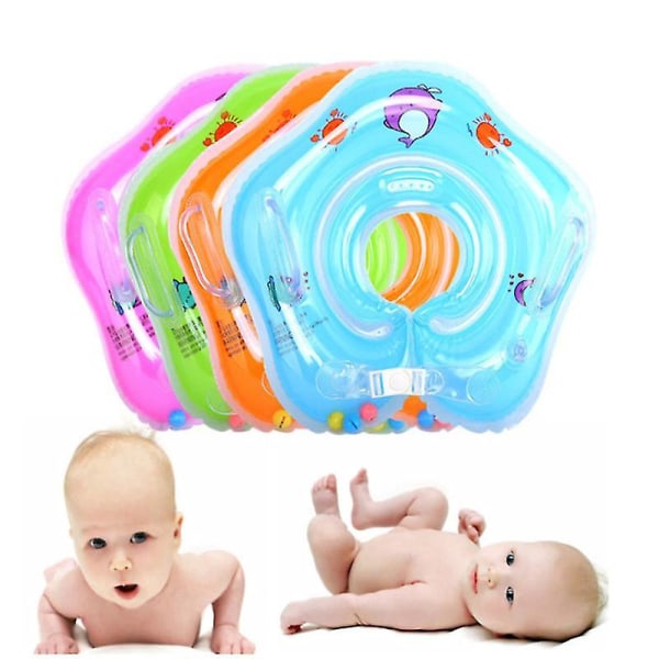Baby Uppblåsbar flytsits Toddler Barn Vattenpool Simhjälp Toysblå