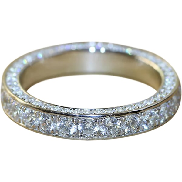 Rask shopping Delikate damefingerringer Companion Ladies Full Classic Dame ringer Jenter Diamantringer Ringer Ringer Smykker Damer 9