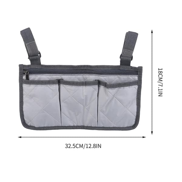 Walker Rullestol Armlen Side Oppbevaringspose Suspendert Rullestol Oppbevaringspose