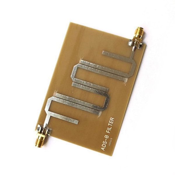 Compact Ads-b Microstrip bandpassfilter 1-1,2ghz 1090mhz Lan för Sdr