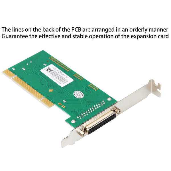 Pci til Db25 Print Parallel Port Udvidelseskort Adapterkort Mm-pio9865-1p Mcs9865