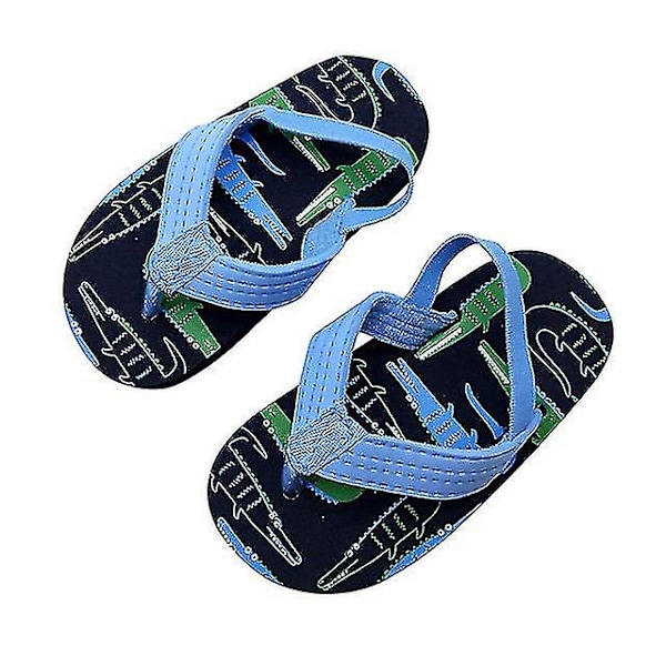 Barnslippers Flip-flops Sommers Casual Sandaler For Gutter Og Jenter blue 22