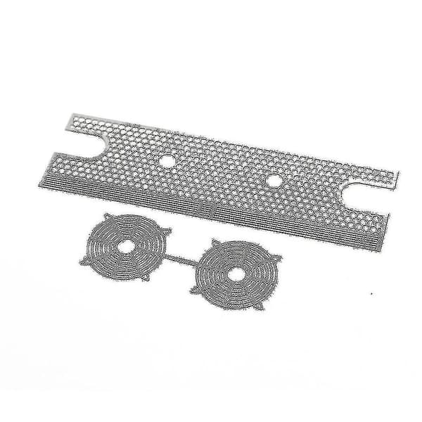För Trx4 Metallnät Simulerings Vattentank Radiator, Modifierad Och Uppgraderad Tillbehör, Silver