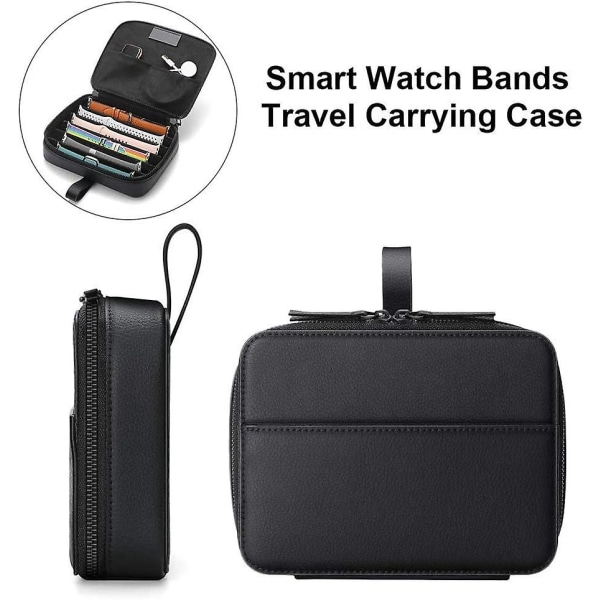 Strap Organizer Smart Strap Case Lätt och tålig Organizer Rymlig Laddare Bärbar Organizer Kompatibel med Smart Watch -band