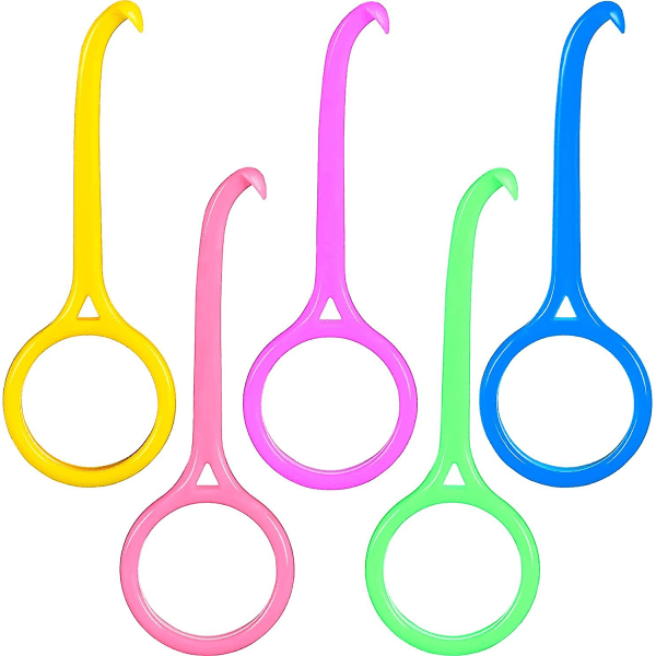 Pieces Aligner Removal Tool Retainer Remover Tool Kits för osynliga hängslen Tandrengöring Munvård (lila, gul, rosa, grön, blå)