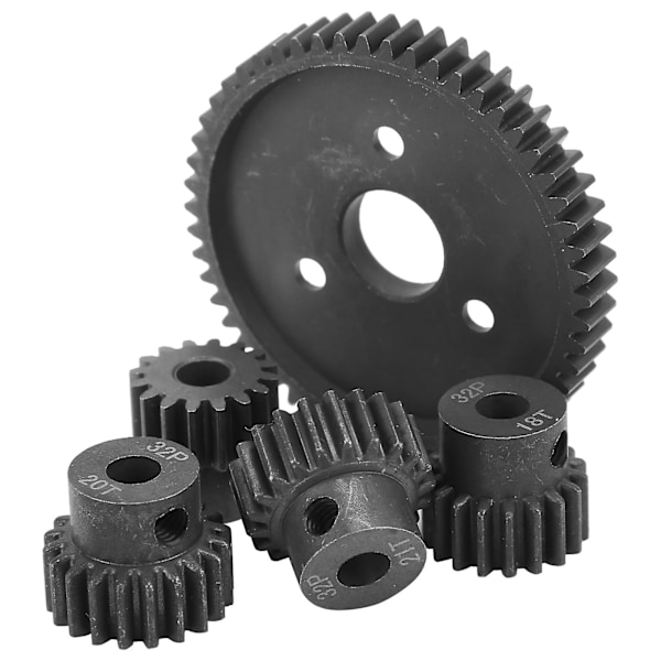 Traxxas Slash 2WD RC-bil Spur Diff 54T Huvudväxel och Motor Pinion Gears Set (16T, 18T, 20T, 21T, 32P)