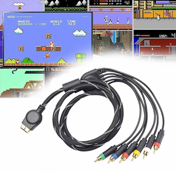 Monikomponenttinen Hdlink-av-kaapeli, sopii Ps3:lle ja Ps2:lle, erinomainen suorituskyky