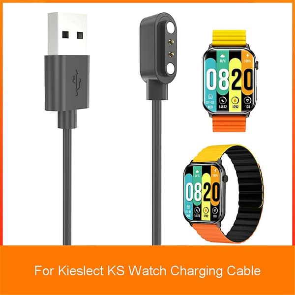 Magnetisk laderadapter for Kieslectks USB-ladekabel Smartwatch-stasjon