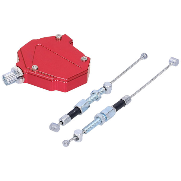 Rød CNC Aluminium Motorsykkel Stunt Clutch Pull Kabel Lever Erstatning Kompatibel med Motorsykkel Dirt Bikes