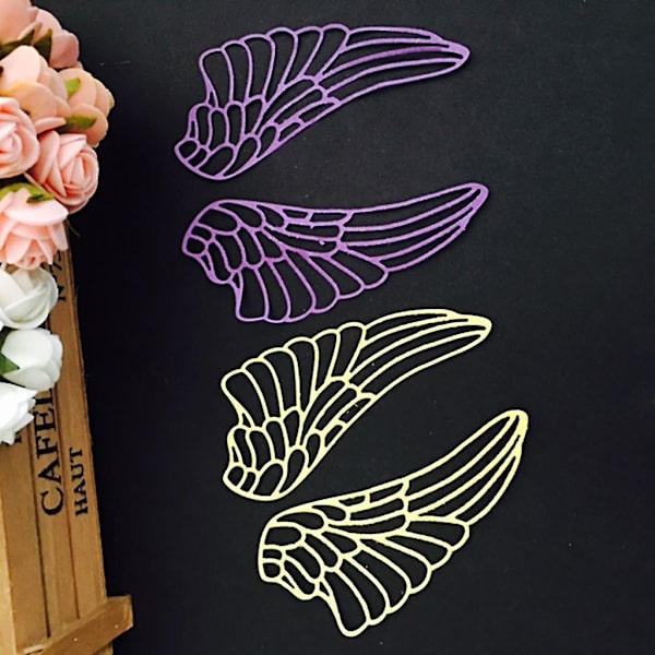 Metal Wing Cutting Dies Stencil Scrapbook Moulds Diy Album Paper Card Craft Gift