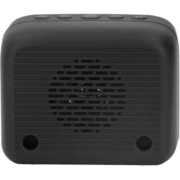 Digitaalinen herätyskello Bluetooth-kaiutin Mini peilikello (musta) (1 kpl)