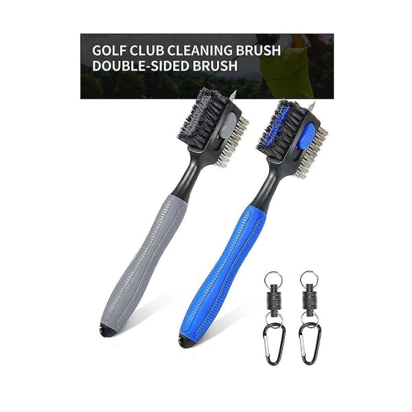 Mini magnetisk spænde Golfklub rengøringsbørste Golfrengøringsartikler Golftilbehør