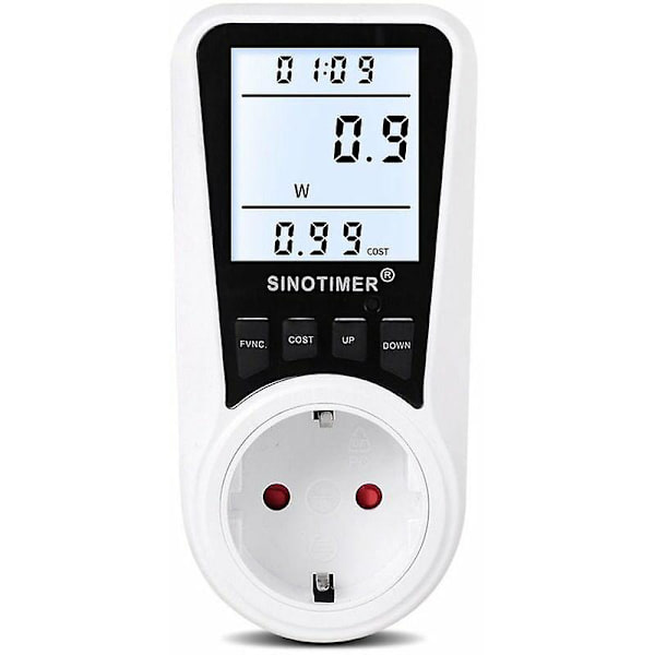 Msbd Dds109l Digital Energimätare Wattmeter Strömövervakningsenhet El Kwh Strömningsmätare Analysator - Eu Plug Spänningstestare Och Detektor