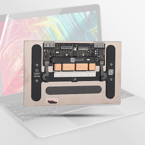 Styreplate Touchpad Erstatning for Macbook Retina A1534 12 Tommer Mid 2015 Grå