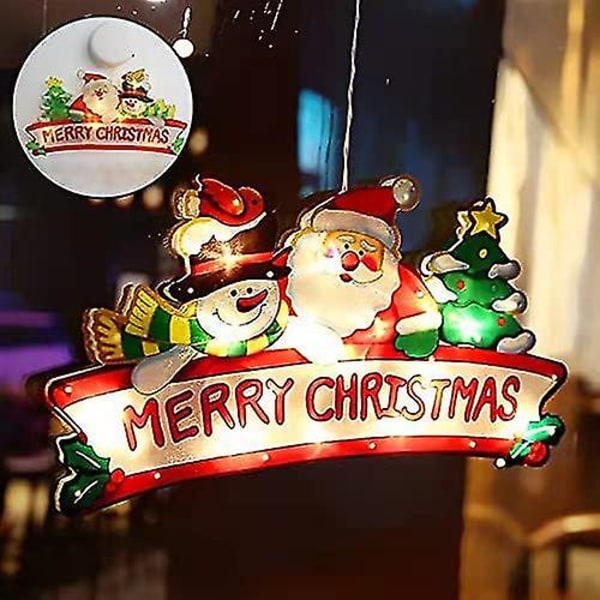 Julelysdekorasjon, hengende Ledmerry Christmas