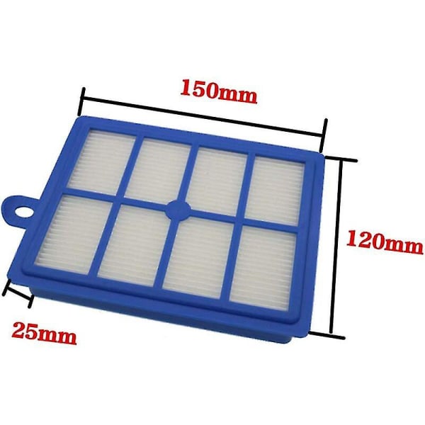 2 Pakkaa Vaihto HEPA-Suodattimia Electrolux H12 El4100 El6986a El4050 Ze346b Zua3840p Zti7635 Imurille