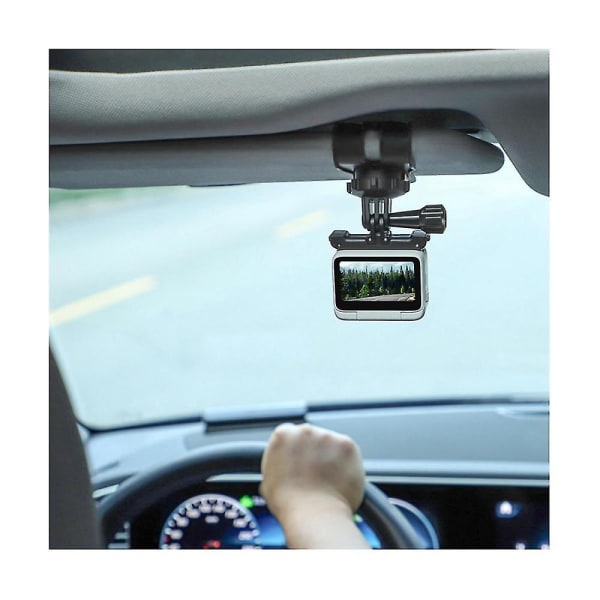 För Go3 Sportkamera Gopro11 Multifunktionell bärbar bilklämma, mobiltelefonhållare