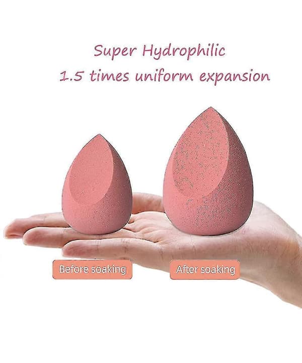 Sminksvampar, 4-pack Blender Foundation Blending Sponge, Professionell Skönhet