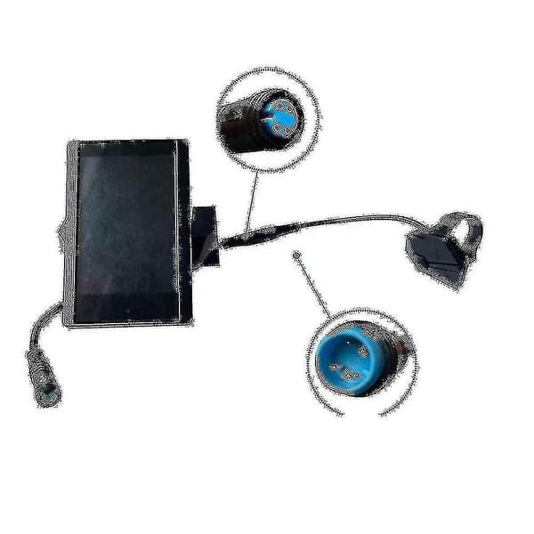 Elektrisk cykel 850c P850c Display Switch Controller Förlängningskabel för Bbs01 Bbs02 Mid Drive Access