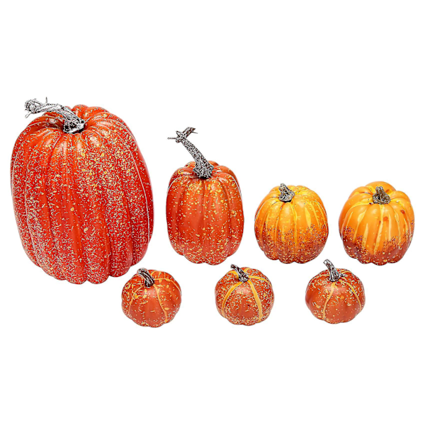 Simulation Pumpkin Model Diy Craft Home Birthday Party Wedding Decoratione-orange