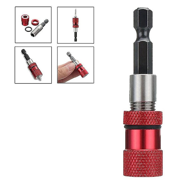 1/4 Hex Skaft Elektrisk Borr Magnetisk Skruvmejsel Bitshållare Verktyg Magnetism Begränsning Justerbar Extens