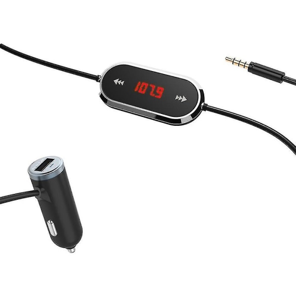 Trådlös FM-sändare Radio Car Kit för smarta telefoner paket