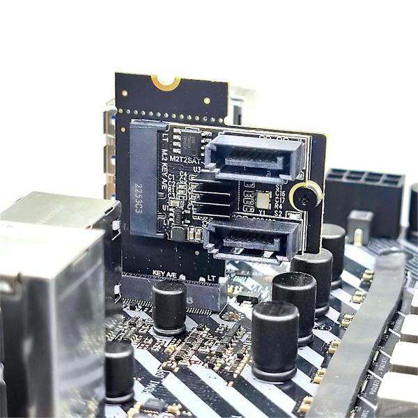 M.2 SATA -kiintolevyadapterikortti, M2 SATA3.0 -kortti, Jmb582 -siru