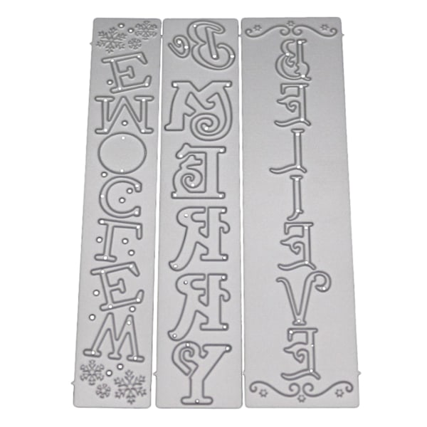 Bogmærke Metal Skæreforme Stencil Scrapbooking DIY Album Stempel Papir Kort