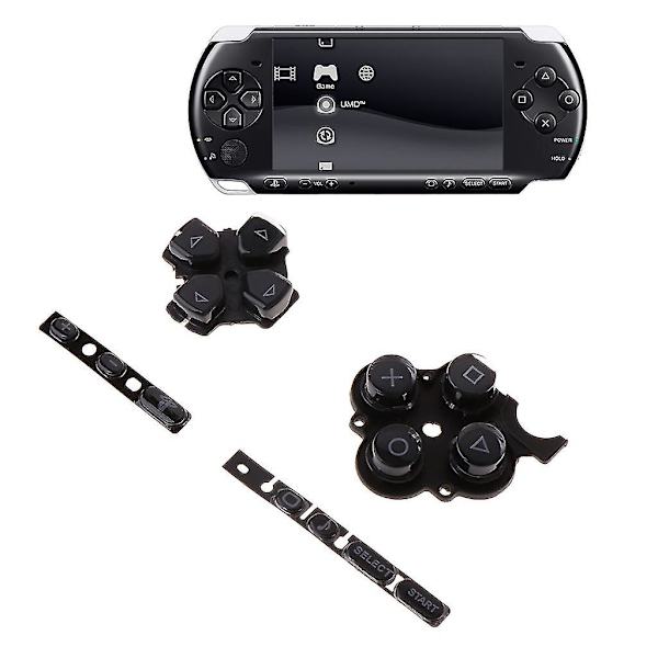 Ny Kontroll Vänster Höger Hem Start Knappuppsättning Knappar Kit Ersättning För Psp3000