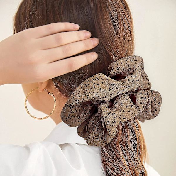 Hår Scrunchies, Hårstrikk Scrunchie For Tykt Tynt Hår