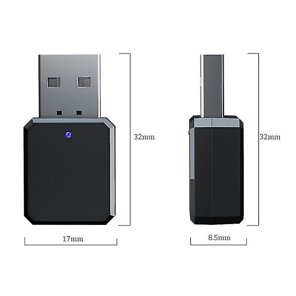 2-i-1 Dual Adapter Bluetooth for Sender og Mottaker TV