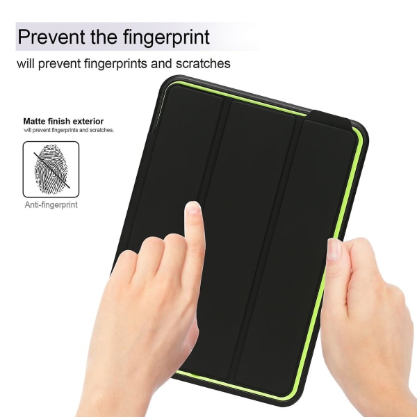 Grönt Smart Cover + Stötsäkert Defender Case För Apple Ipad Pro 9.7