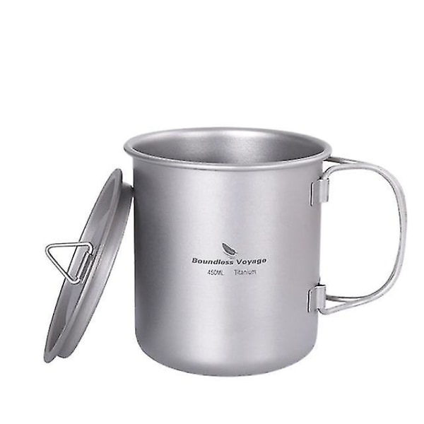 Outdoor Camping Titanium Pot Servise Ultralett Picnic Single Pot