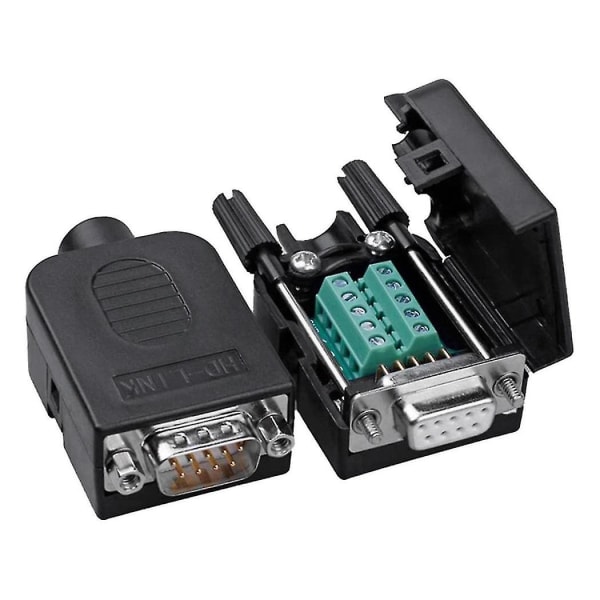 4 st Db9 Honkontakt, db9 Lödningsfri Rs232 D-sub Seriell till 9-stifts Port Terminal Adapter