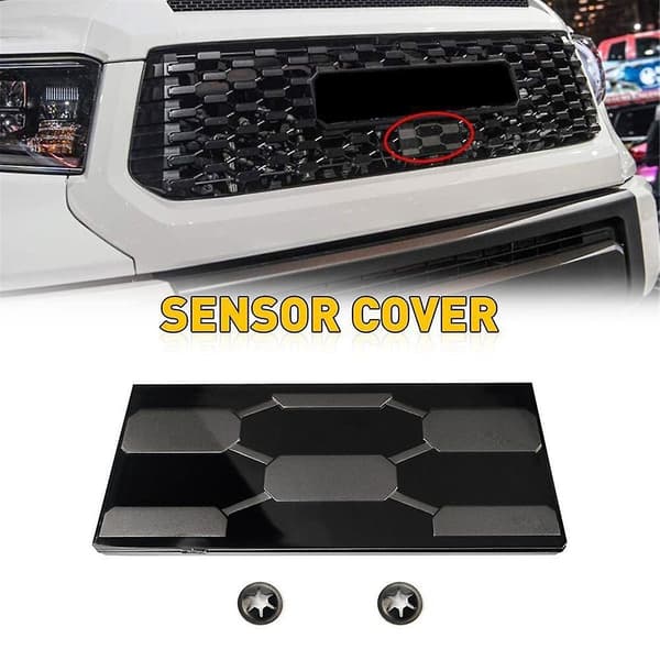 Bil Front Grill Pynt Radiator Sensor Cover Til 2018-2021 Radar Sensor Bil Dekoration 53141-3401