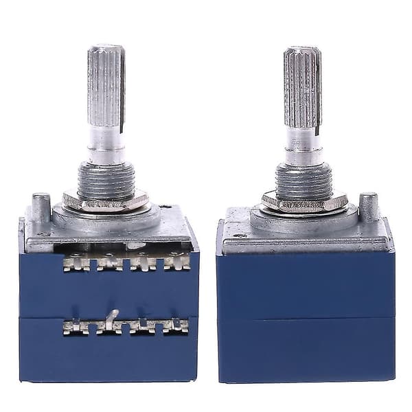 Potentiometer Rh2702 8-polig Serrated Split Shaft 6mm Precision 27-typ A100k 100k