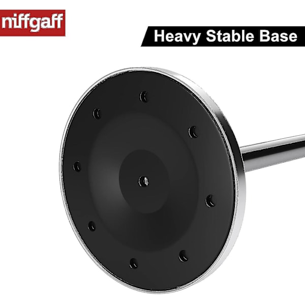 Frittstående Toalettpapirholder, Foldbar Papirrullholder i Rustfritt Stål, Toalettpapirholder Stativ for Bad, Anti-Rust Sockel Frittstående Toalett