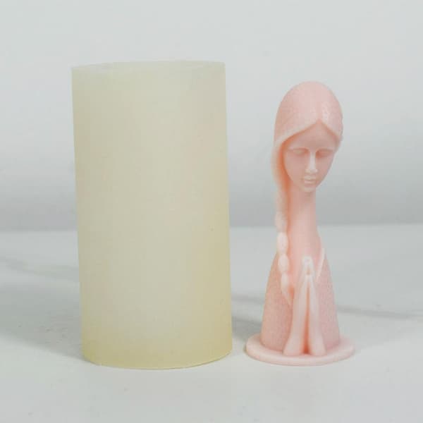 Bønnepike Fondant Sjokoladeform Aromaterapi Silikon Stearinlysform Gips